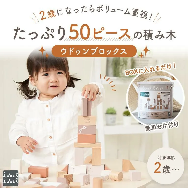 ウドゥンブロックス50pcs