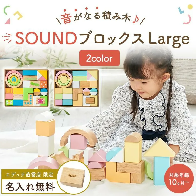 【音の鳴る積み木】SOUNDブロックスLarge